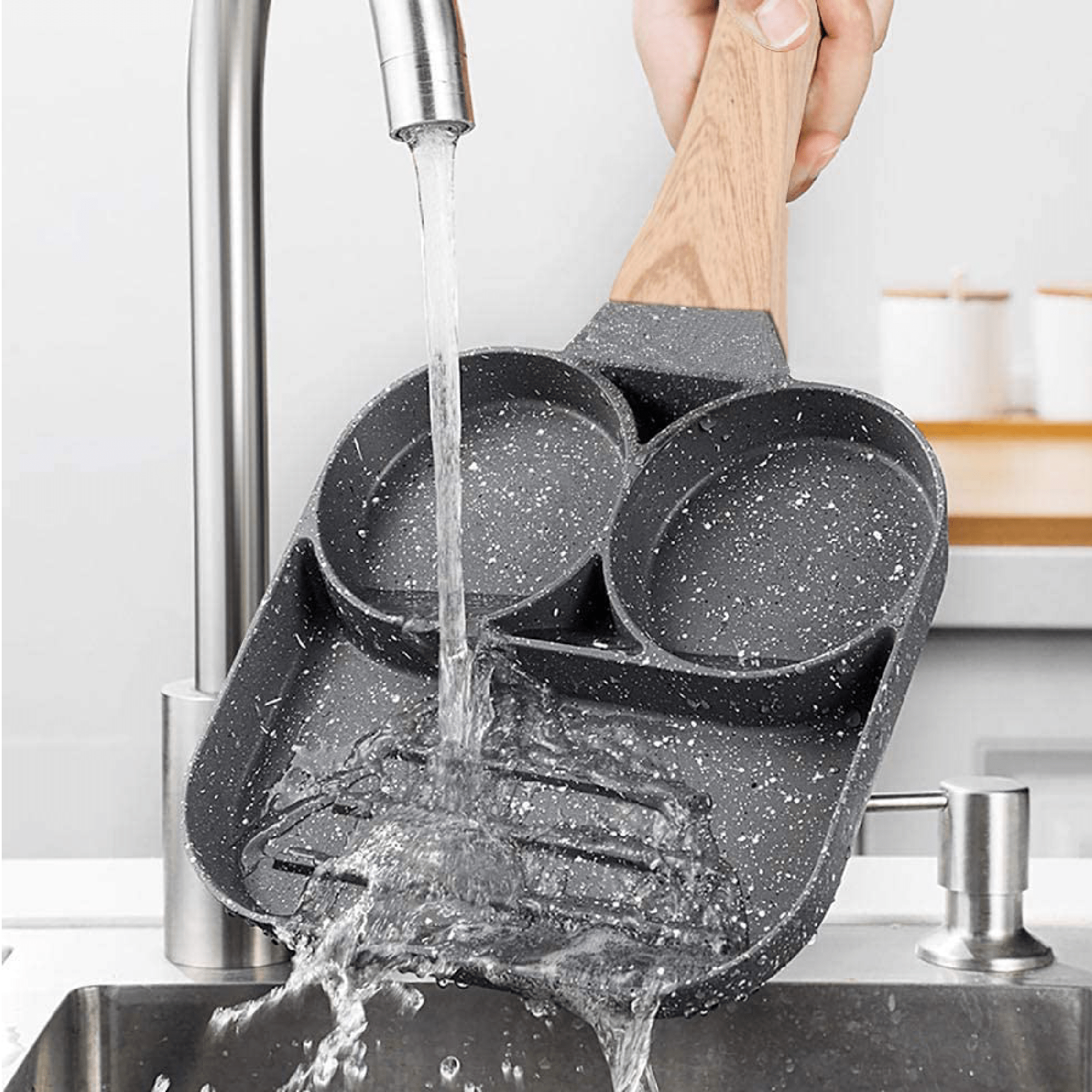 Miniatura 2 de Sartén Antiadherente 3 Puestos